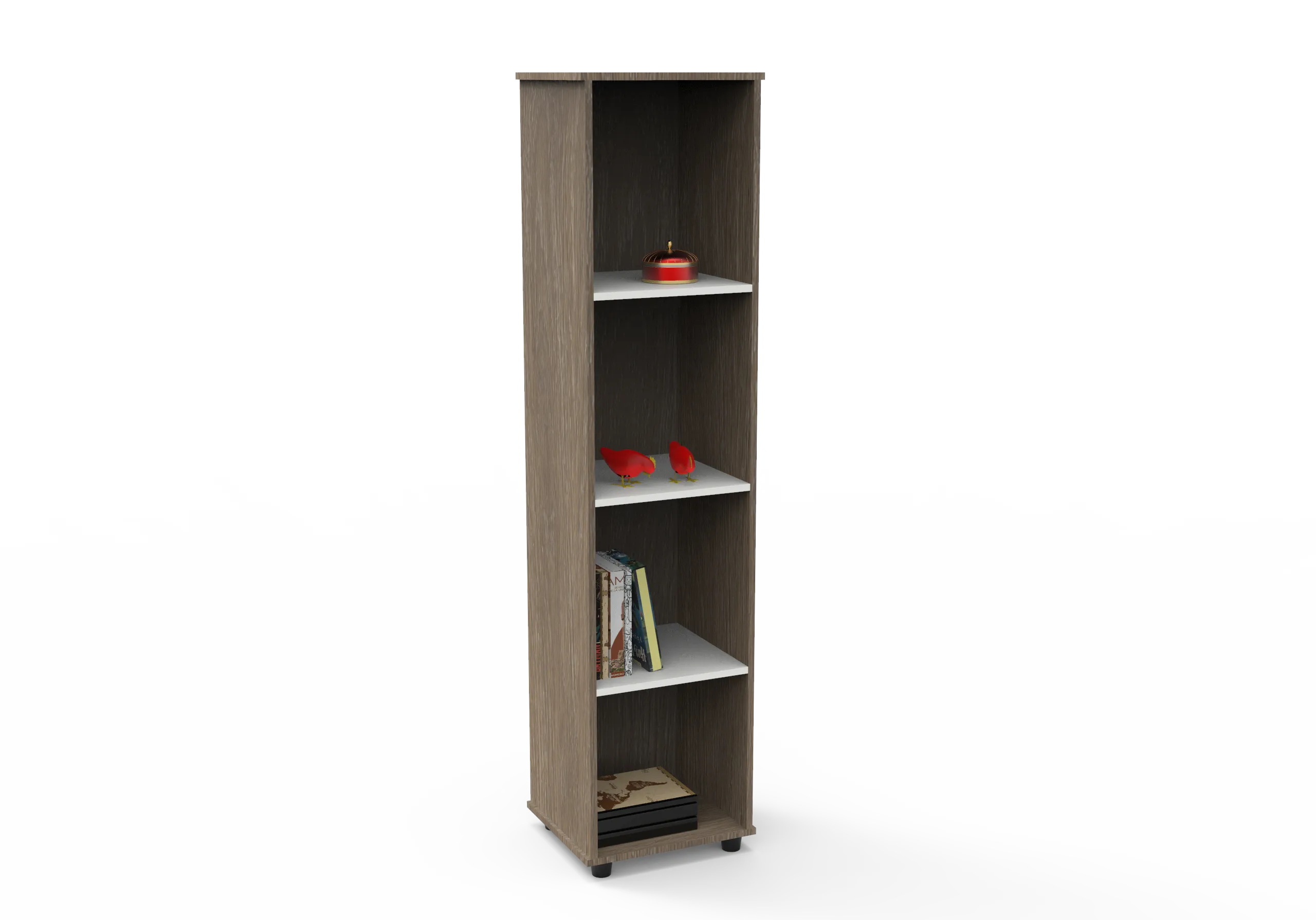 Biblioteca Jasa Cafe Oscuro 40 x 197 x 35