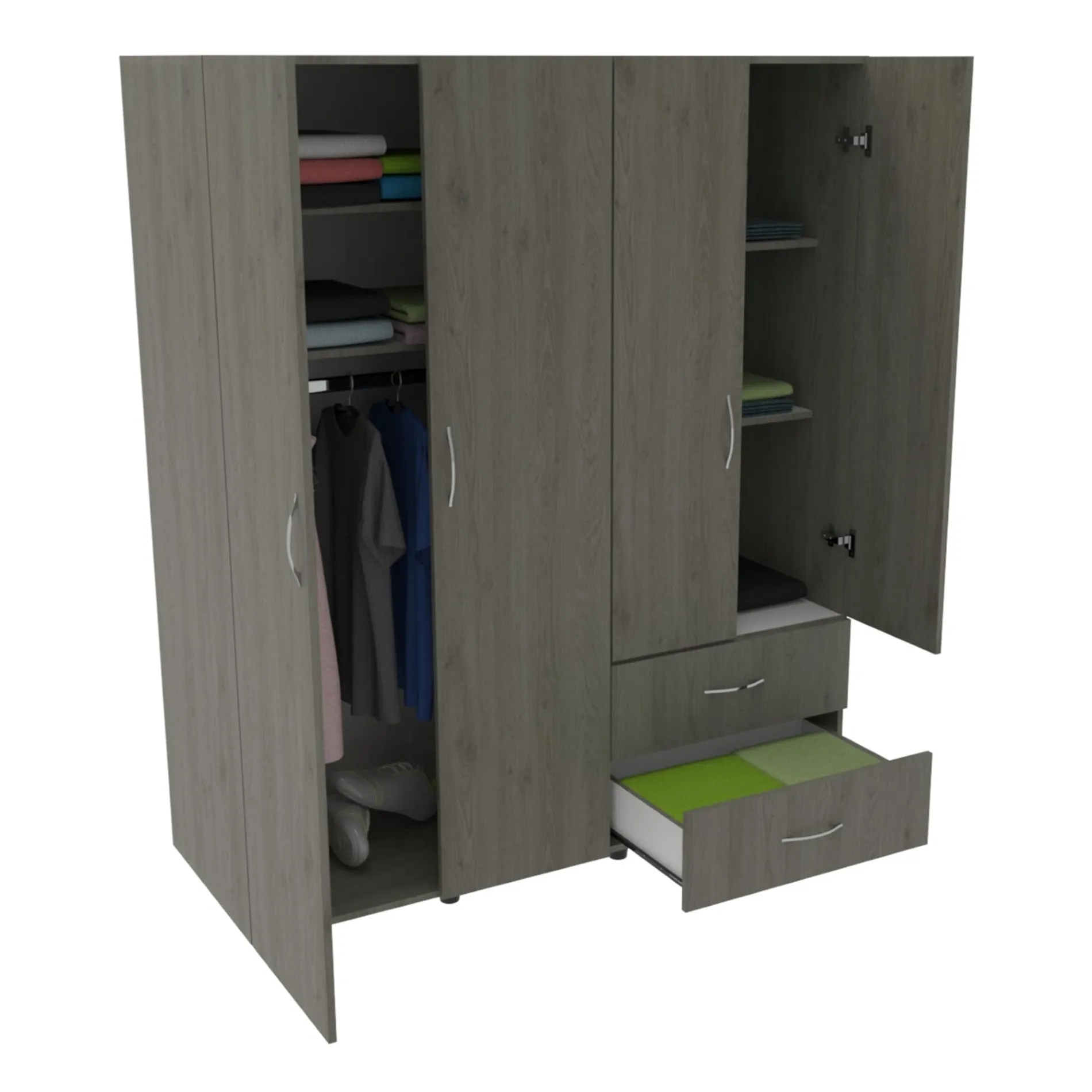 Closet Forty Ceniza 140 x 167 x 50