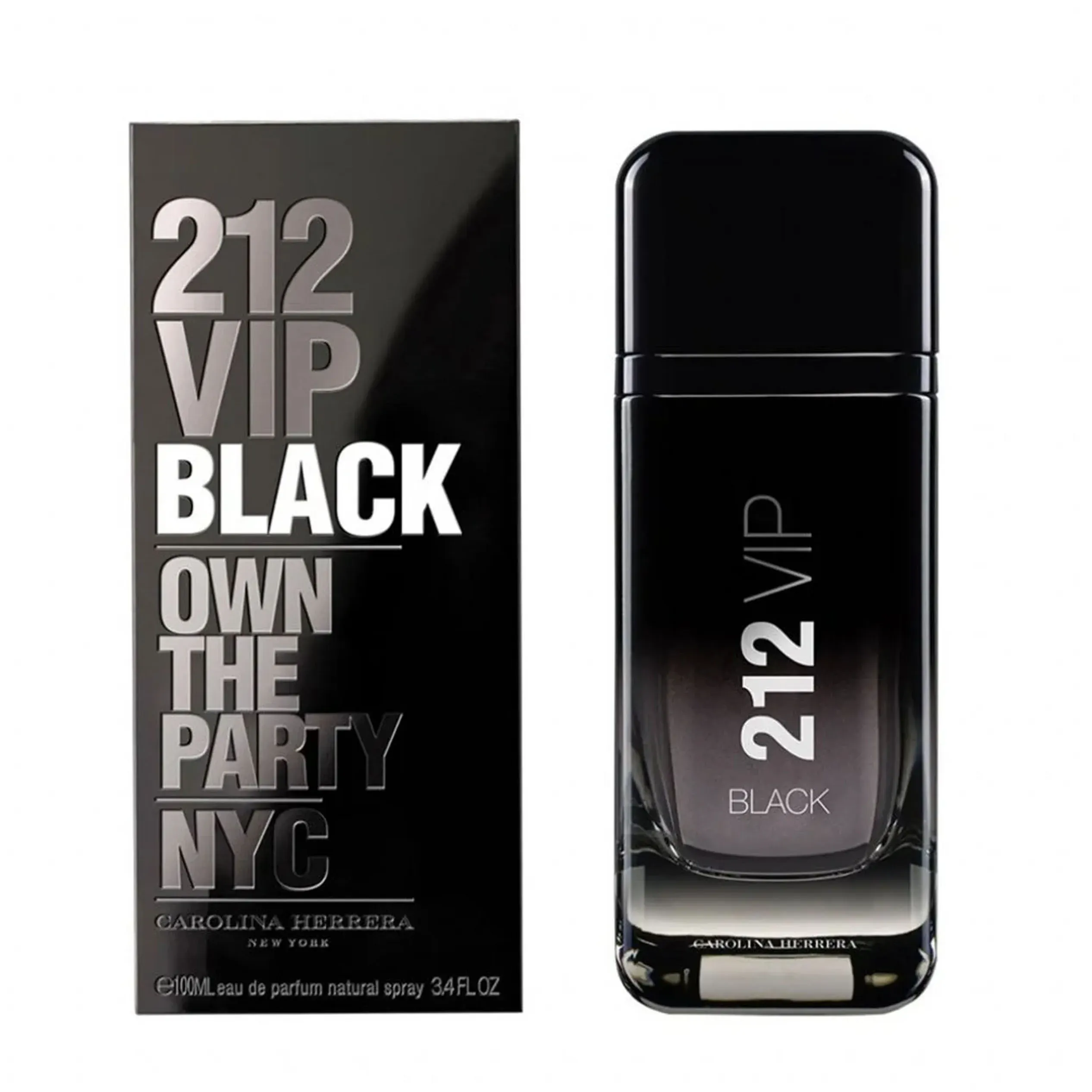 212 VIP Black Carolina Herrera Perfume    (Replica Con Fragancia Importada)- Hombre