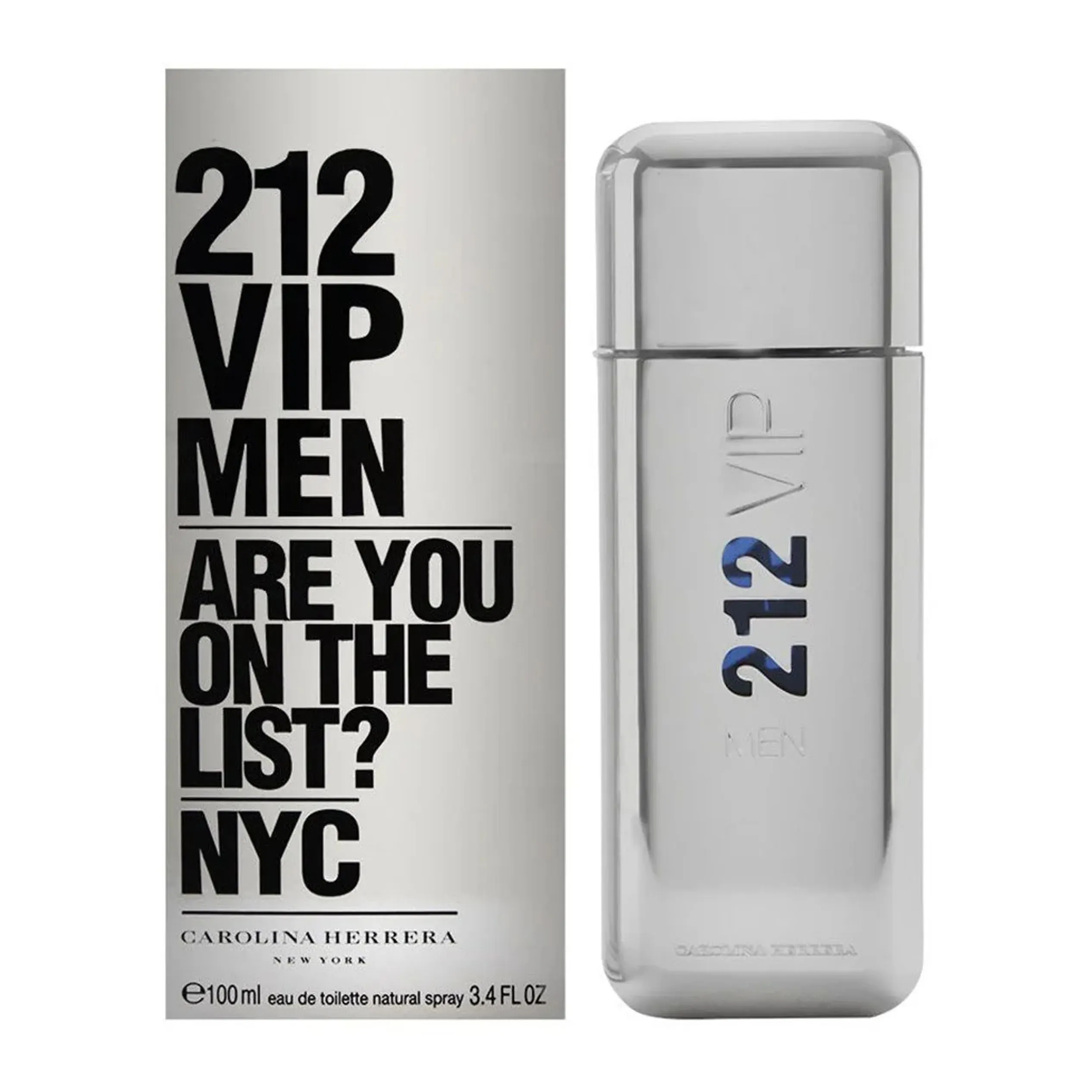 212 VIP Men Carolina Herrera Perfume    (Replica Con Fragancia Importada)- Hombre