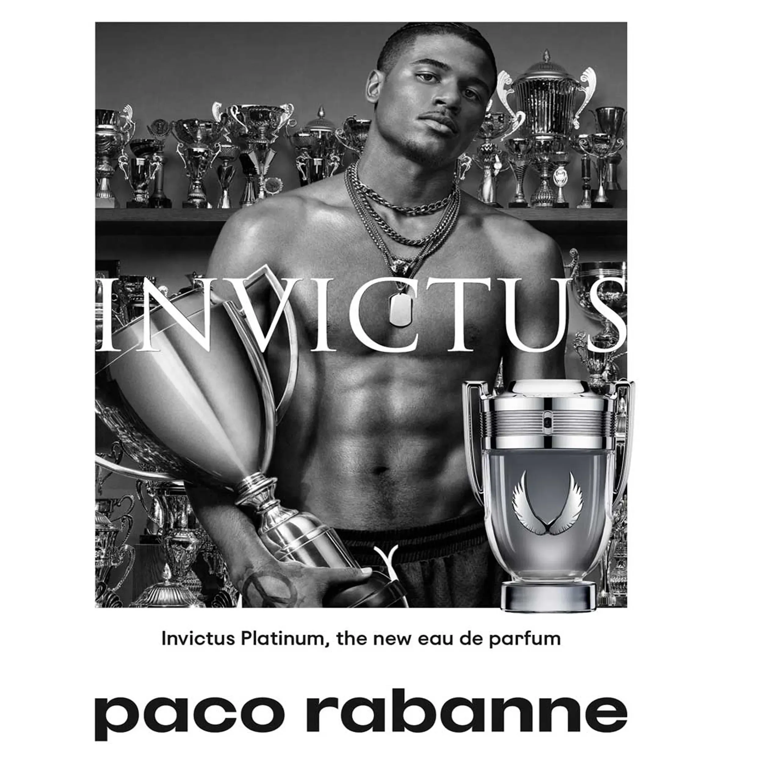 Perfume Invictus Platinum Paco Rabanne (Replica Con Fragancia Importada)- Hombre