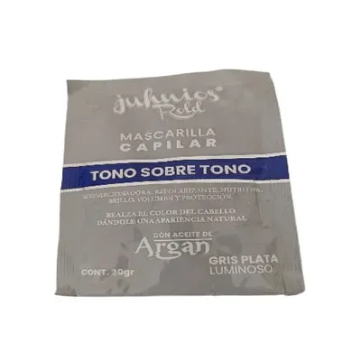 Mascarilla Capilar Tono Sobre tono Gris plata LuminosoX3un