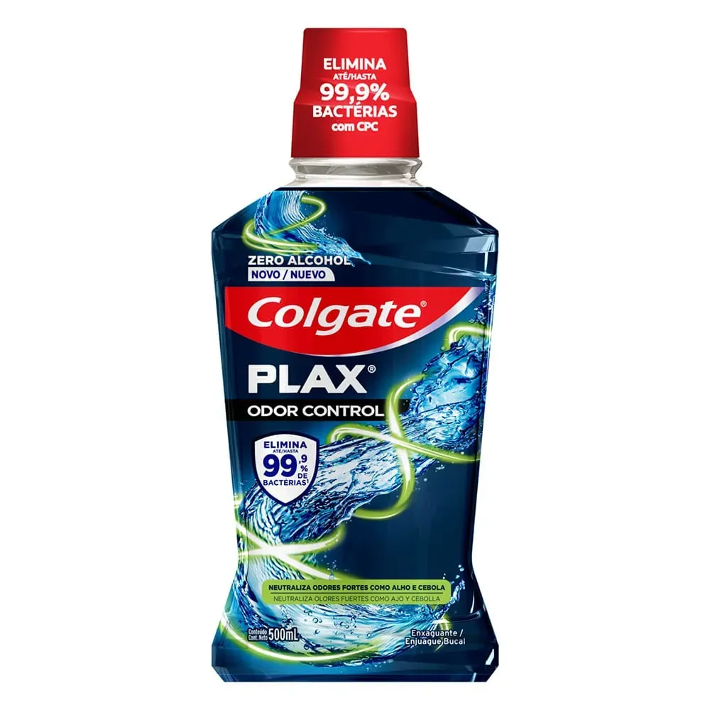 Colgate Plax Odor Control Zero Alcohol X500