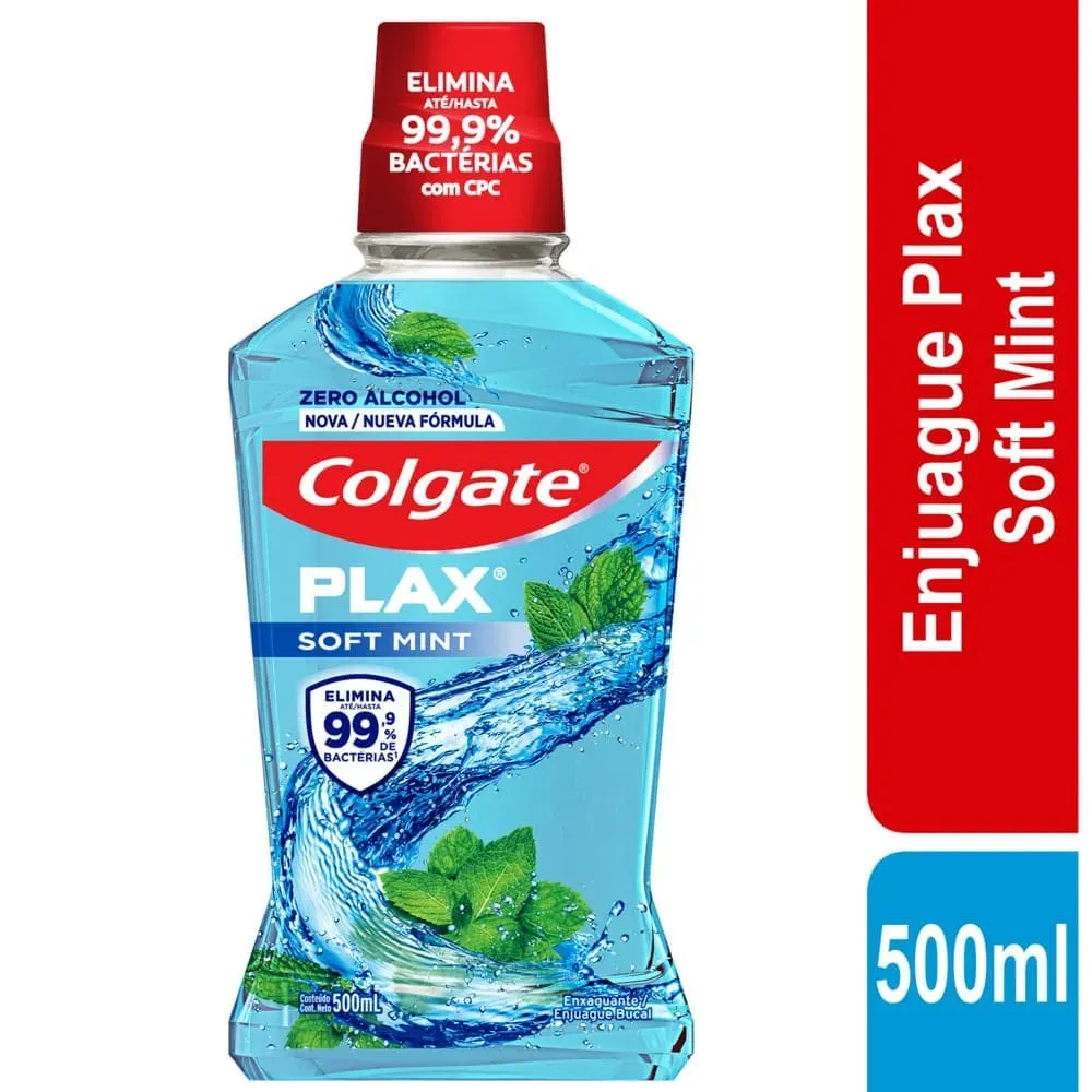 Colgate Plax Soft Mint Zero Alcohol 500ML