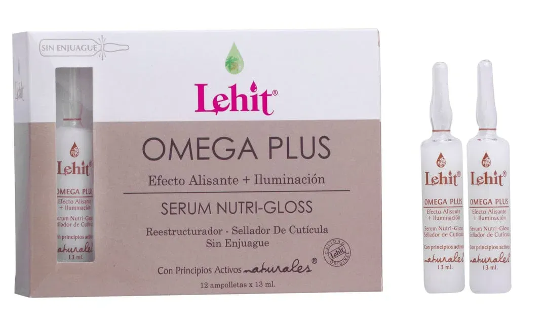 Ampolleta Omega Plus Efecto Alisante Lehit X2Unidad 13ml 