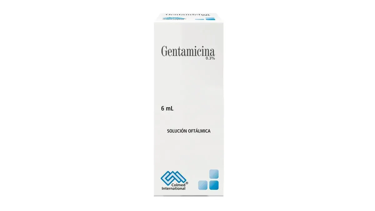 Gentamicina 0.3/ Gotas oftálmicas X6Ml-Colmed