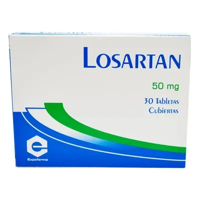 Losartan 50g Espofarma X1Caja De 30 Tabletas 