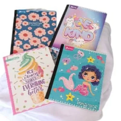 Cuaderno De 100 Hojas Rallado Norma Imágenes X 10 Unidad Surtidas Niñas