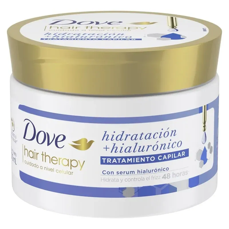 Dove Hair Therapy Hidratación + Hialurónico 270ml 