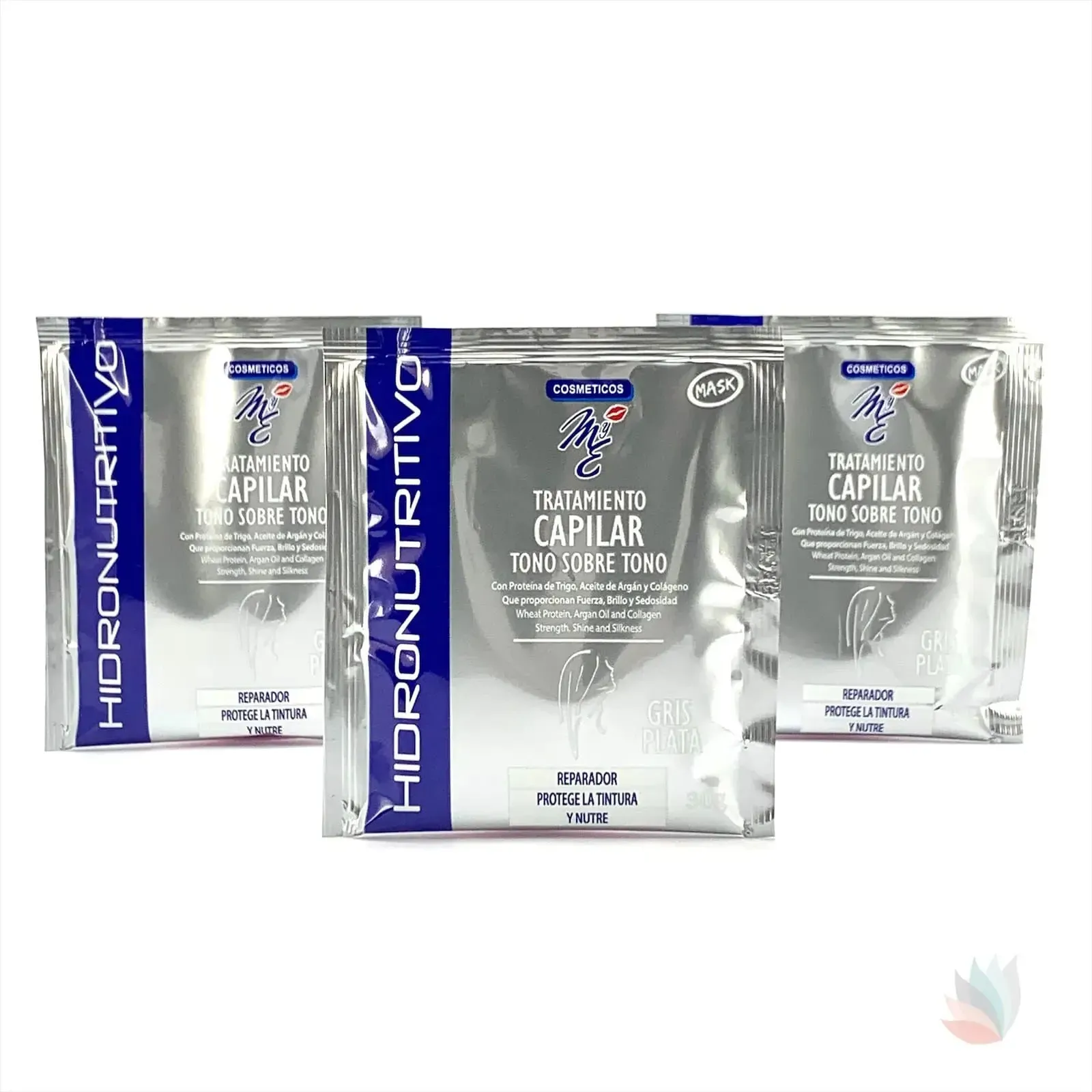 Tratamiento Capilar Tono Sobre Tono Gris Plata X30G Displey X 15 Sobres 