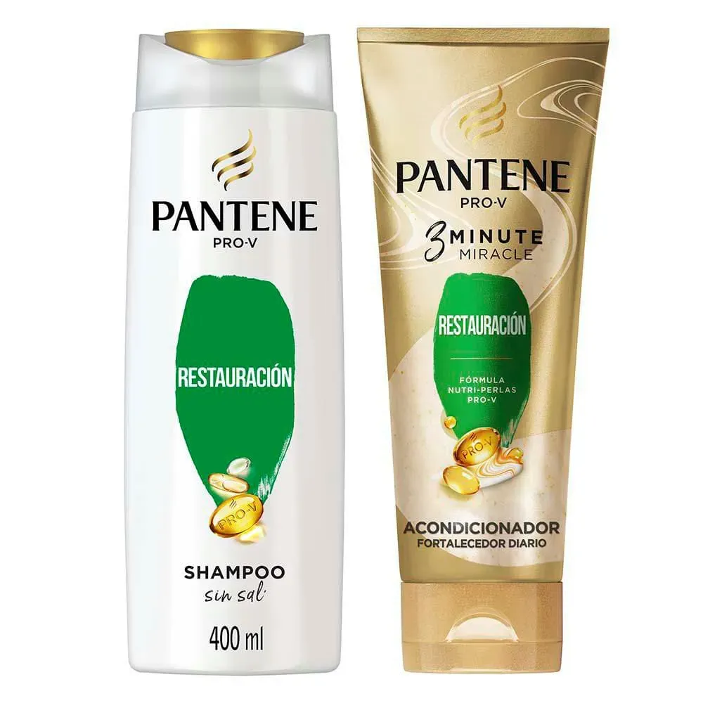  Kit Pantene Pro-V Restauración Champoo Y Acondicionador 400+170ml