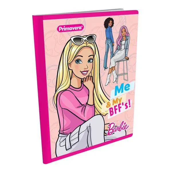 Cuaderno De 100 Hojas Barbie Primavera X3Unidades