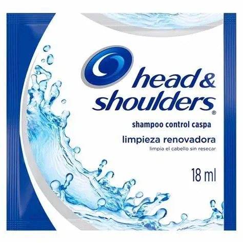  Shampoo H&S Limpieza Renovadora En Sobre De 18 Ml X12Uni