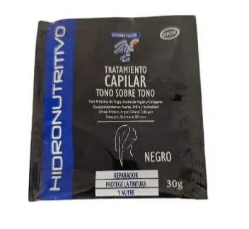 Tratamiento Capilar Tono Sobre tono Negro 30g M Y E X1Unid