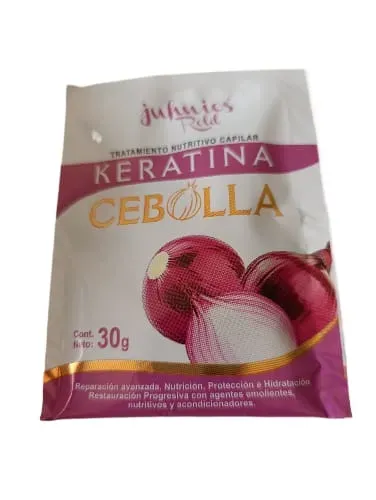 Tratamiento Nutritivo Capilar Cebolla 4 Sobres De 30g