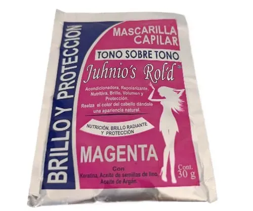 Mascarilla Capilar Tono Sobre Tono Magenta Juhnios Rold X1 Unidad