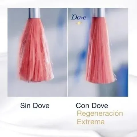 Dove Shampoo Y Acondicionador Regeneracion Extrema 370ml + 170ml 