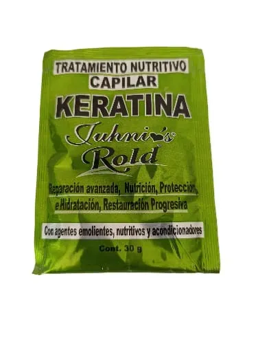 Tratamiento Nutritivo Capilar Keratina Juhnios Rold 1 Sobres De 30g