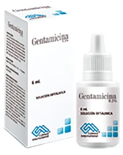 Gentamicina 0.3/ Gotas oftálmicas X6Ml-Colmed