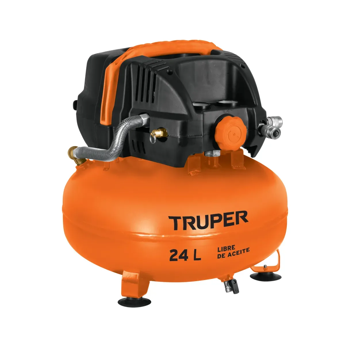 Compresor de Aire Libre de Aceite, 24L ,2-2/3HP, Truper