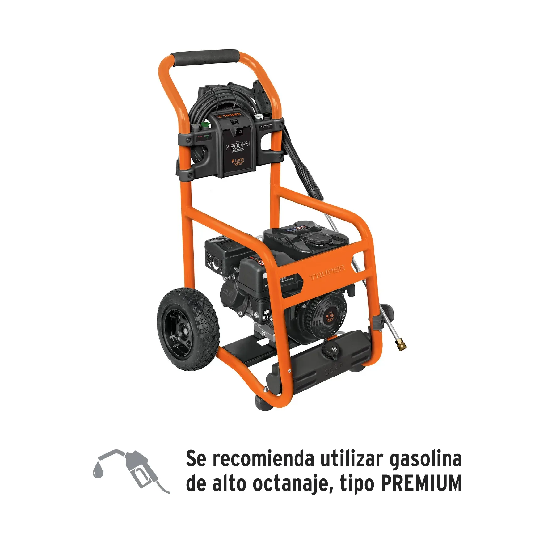 Hidrolavadora Con Motor a Gasolina, 2800 PSI, Truper