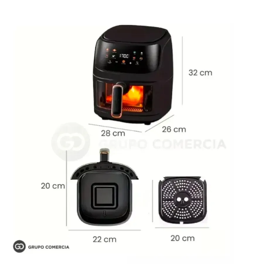 Freidora De Aire Air Fryer 10 Litros