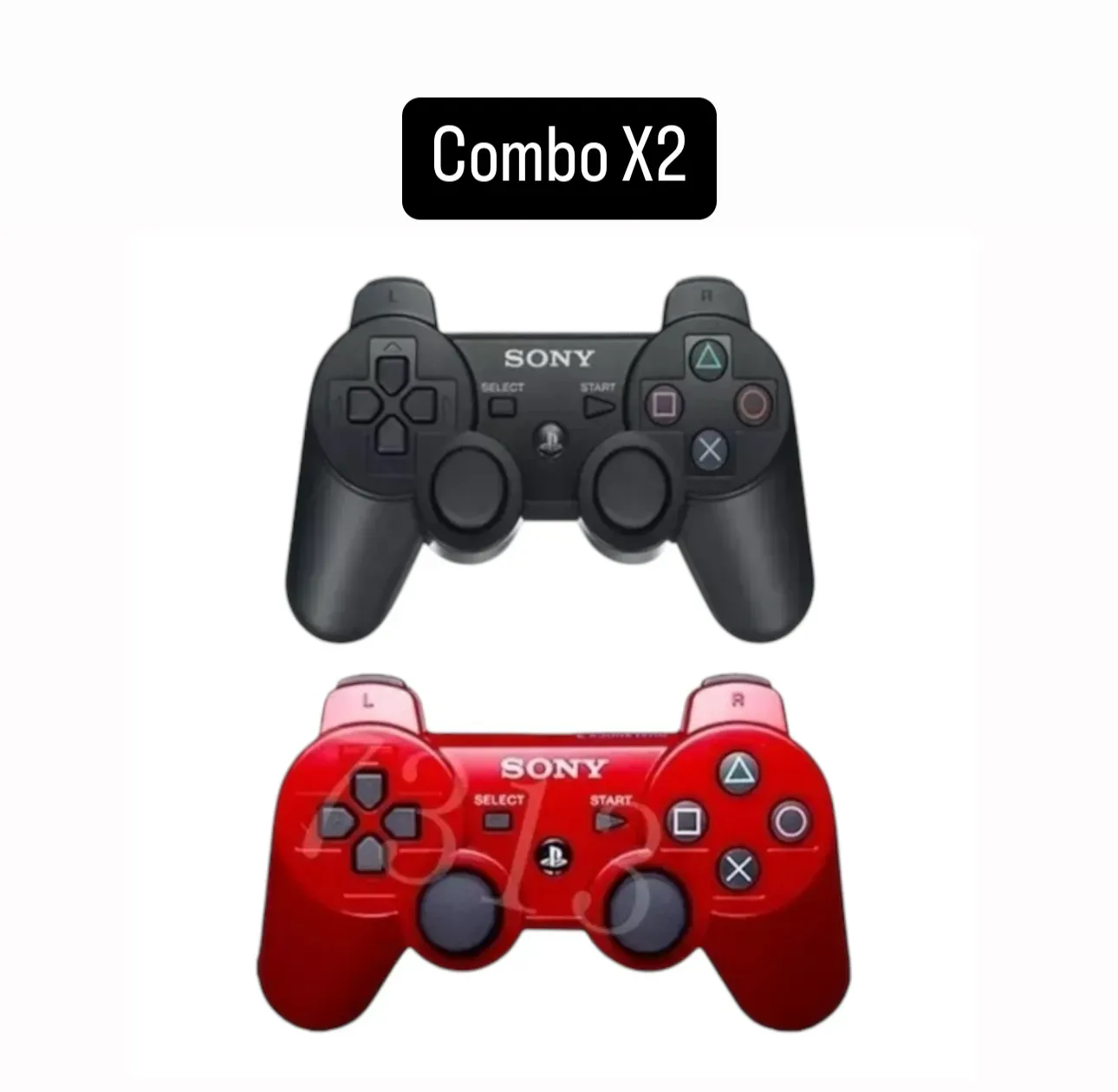 Combo x2 Control Ps3 Play Station Dualshock 3