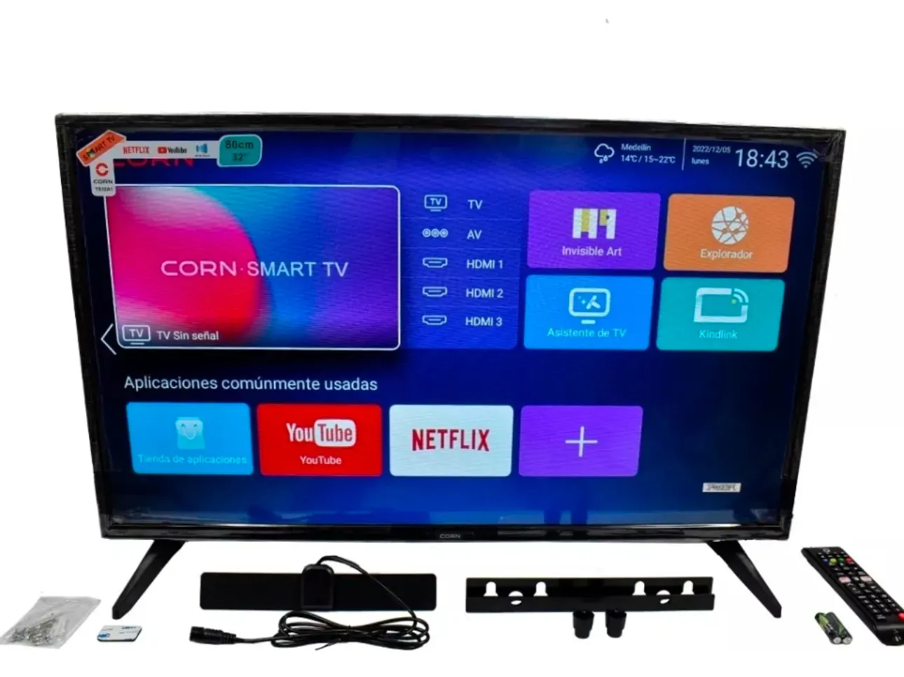 Tv Corn Smart Tv 32 Pulgadas HD 