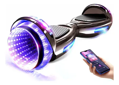 Malumeta Eléctrica Scooter Hoverboard Bluetooth Led 9 Inch