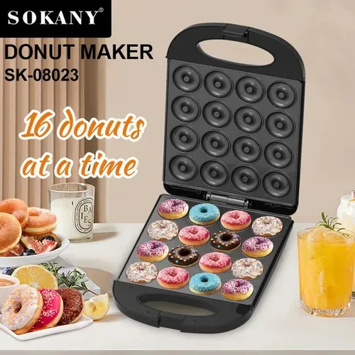 Máquina Para Donas Automática De 16 Donas Sokany Sk-08023