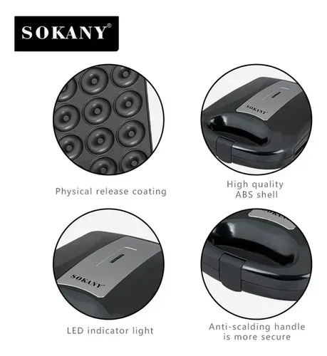 Máquina Para Donas Automática De 16 Donas Sokany Sk-08023