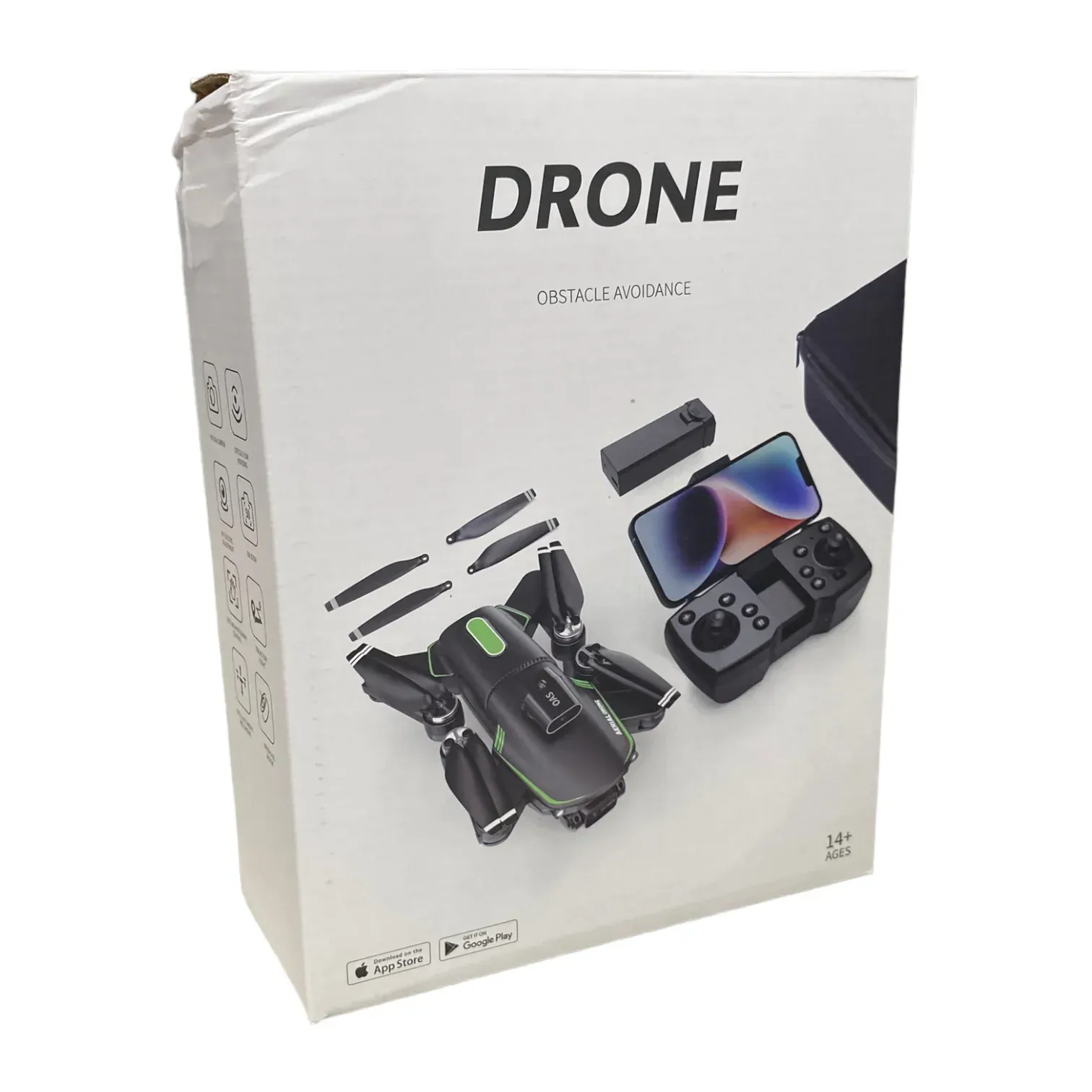 Drone Plegable WIFI UAV Incluye Dos Baterias y Maletin F166 