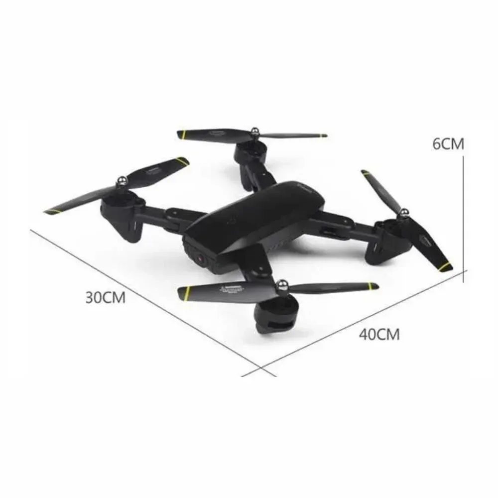 Drone Plegable Wifi Doble Camara Doble Bateria + Estuche