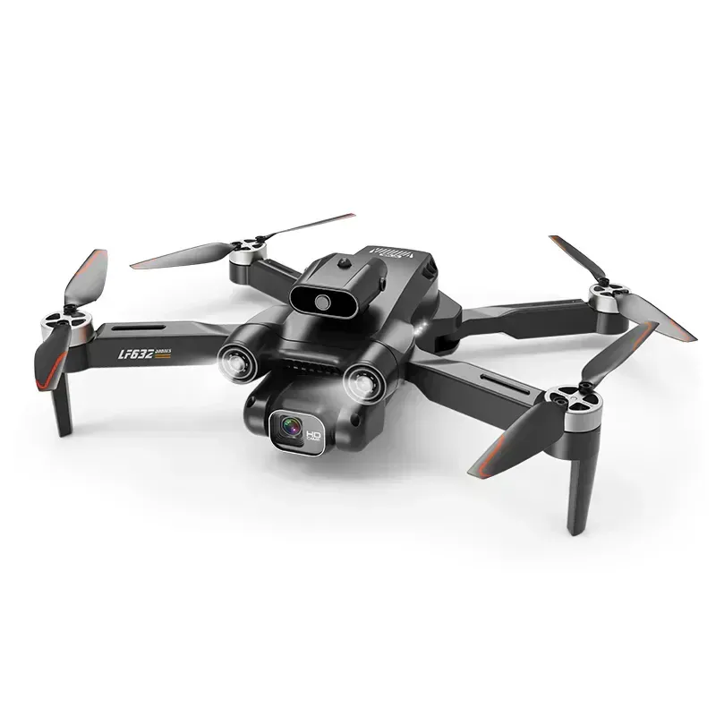 Drone Inteligente Plegable Doble Camara Doble Bateria LF632 