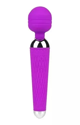 Vibrador Tipo Hitachi Siliconado Recargable Flexi