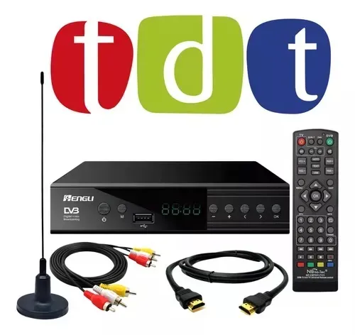 Decodificador Tdt Digital Hdmi Rca Usb Con Control Remoto