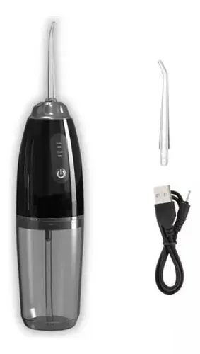 Irrigador Dental Recargable Color Negro 