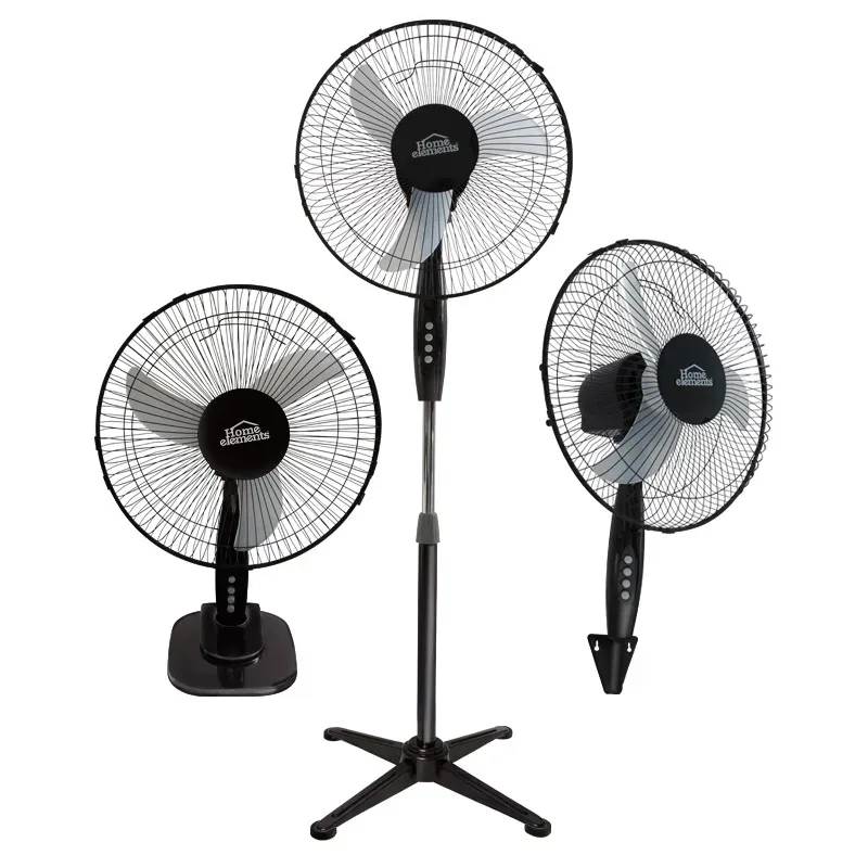 Ventilador 3 En 1 Home Elemento Negro 16 Pulgadas Y 3 Velocidades