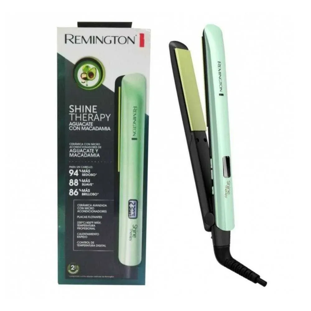 Plancha Para Cabello Remington Aguacate Placa Delgada Replica Exacta