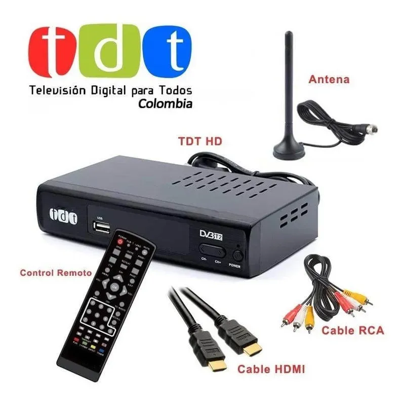 Tdt Decodificador Para Tv Receptor Televisor Codificador