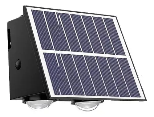 Lampara Aplique Pared Moderno Solar Decorativo con Sensor 