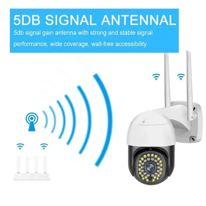 Camara Seguridad Exterior Inteligente Pofesional Wifi