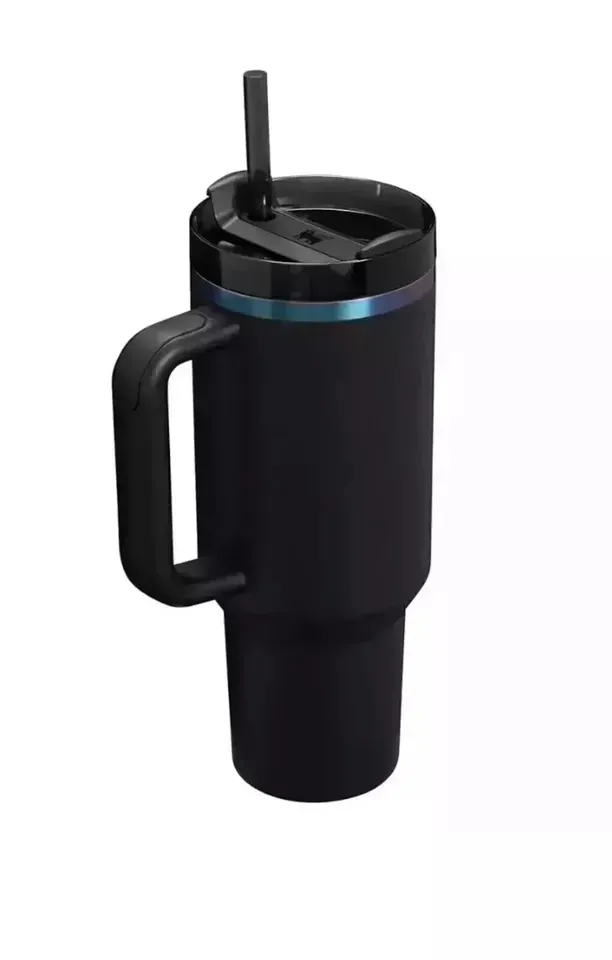 Vaso Stanley Quencher En Acero Inoxidable Black Chroma 40 OZ