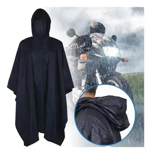 Carpa Impermeable Capa Para Lluvia Unisex 