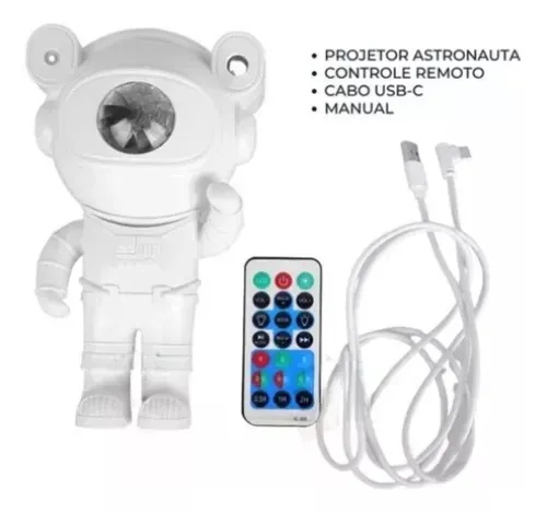 Proyector Astronauta Bluetooth  Con Parlante