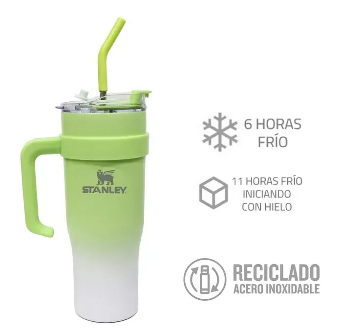 Vaso Termo Portable Stanley Verde Bicolor 1200 ML Acero