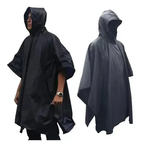 Carpa Impermeable Capa Para Lluvia Unisex 