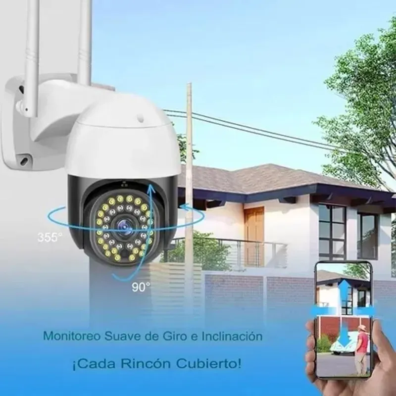 Camara Seguridad Exterior Inteligente Pofesional Wifi