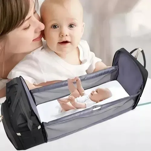 Mochila De Maternidad Multifuncional Impermeable y Práctica Para Padres y Madre