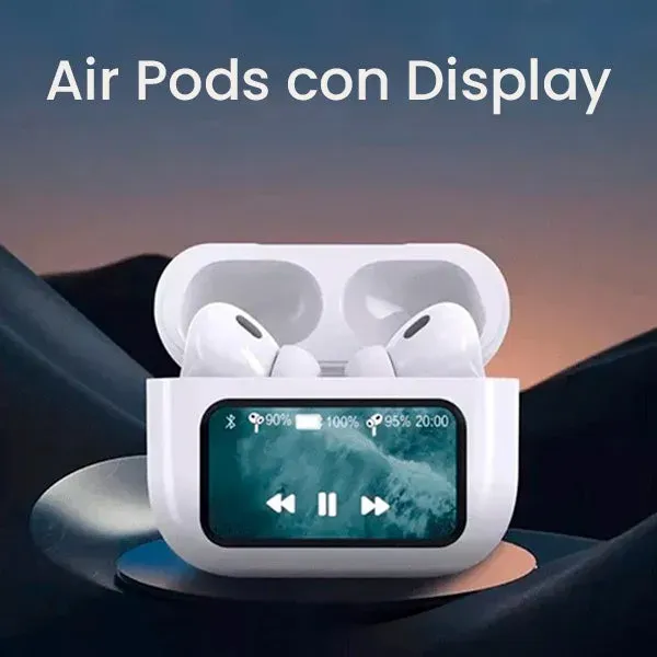 Audifonos Airpods Con Pantalla Tactil Con Cancelación De Ruido